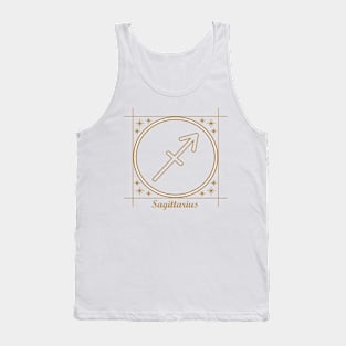 Sagittarius Zodiac Sign Tank Top